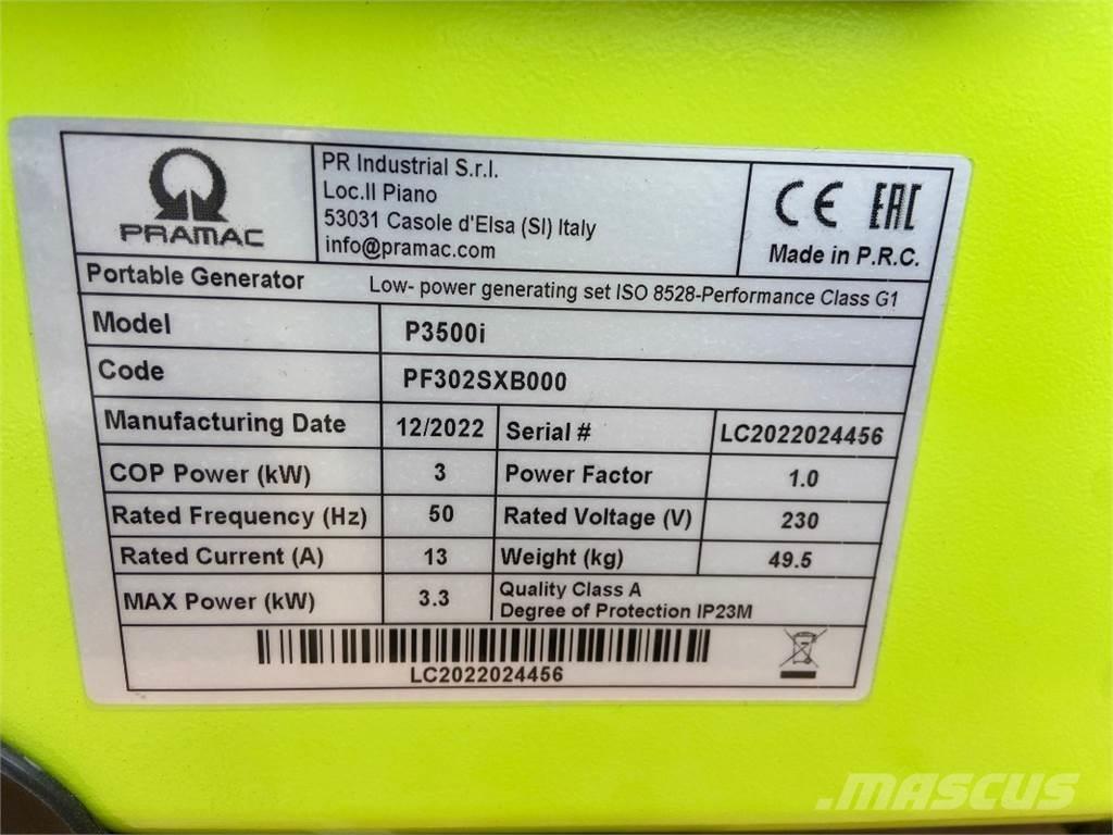 Pramac P3500i Diğer Jeneratörler