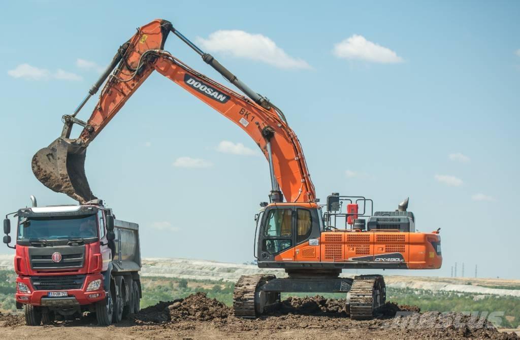 Doosan DX490LC-5 Paletli ekskavatörler