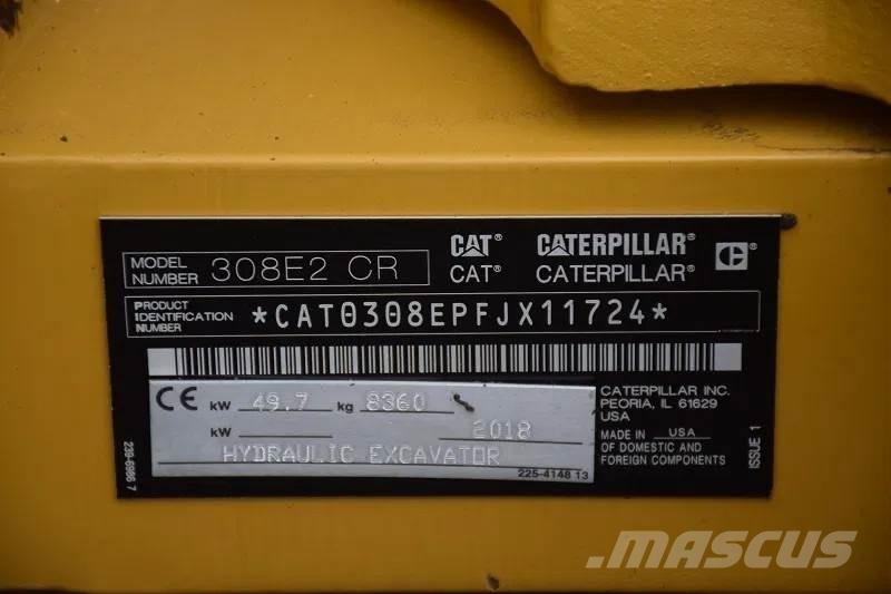 CAT 308 E2CR Midi ekskavatörler 7 - 12 t