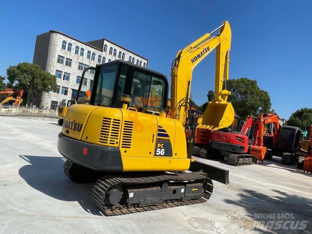 Komatsu PC 56 Mini ekskavatörler, 7 tona dek