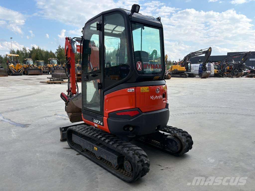 Kubota U 27-4 Mini ekskavatörler, 7 tona dek