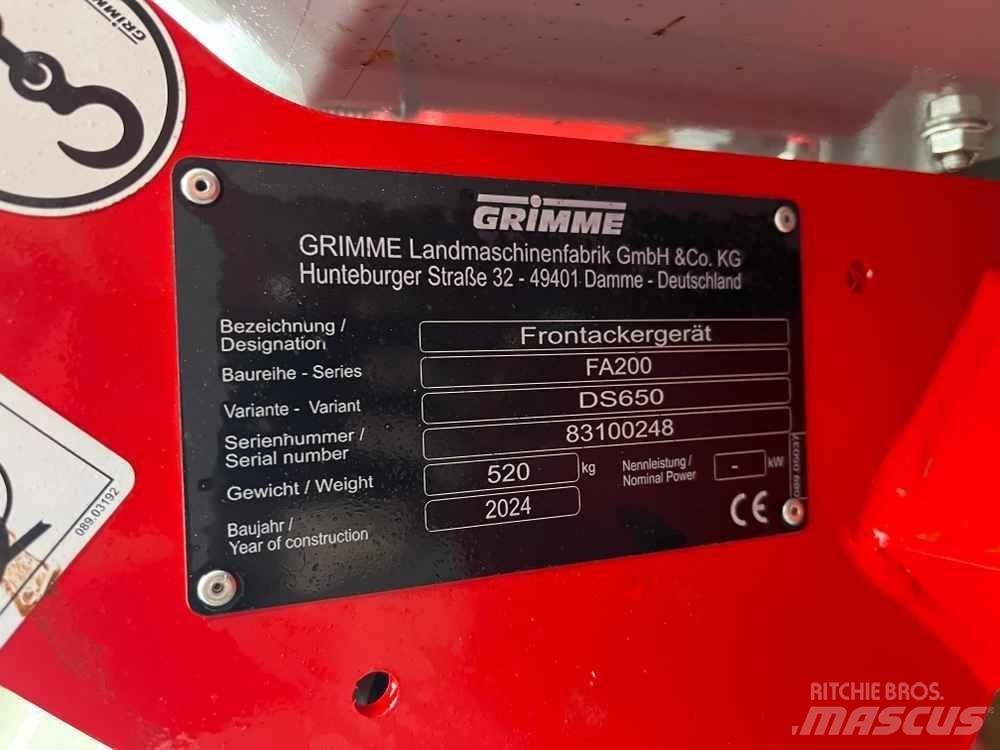 Grimme FA 200 Patates ekipmanları - Diğer