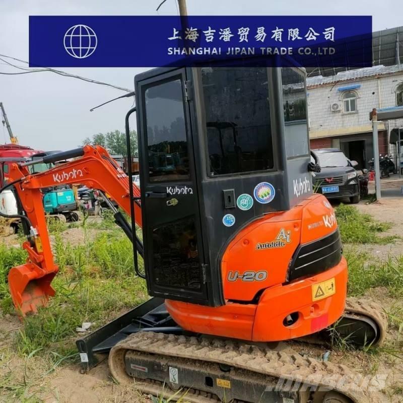Kubota U 20 Mini ekskavatörler, 7 tona dek