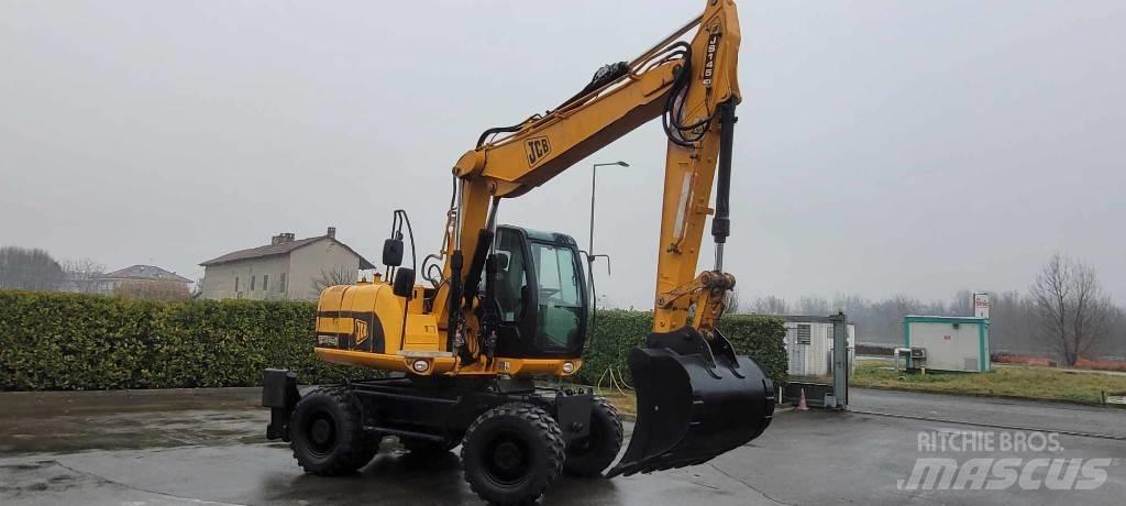 JCB JS 145 W Lastik tekerli ekskavatörler