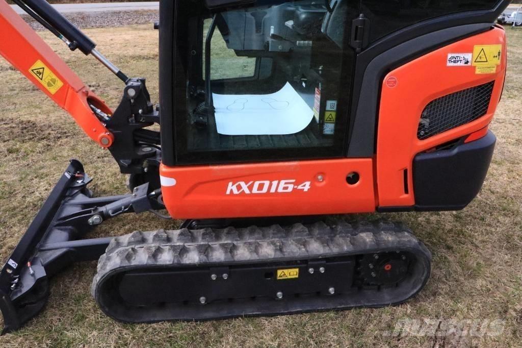 Kubota KX016-4 Mini ekskavatörler, 7 tona dek