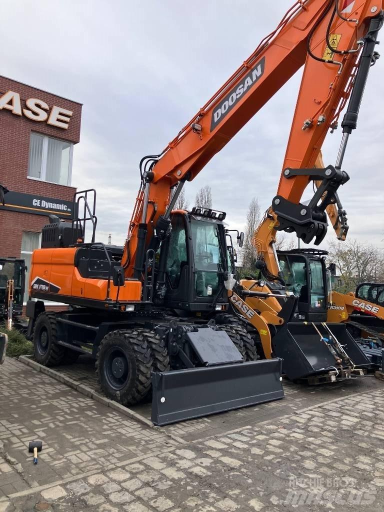 Doosan DX 170 W-7 Lastik tekerli ekskavatörler