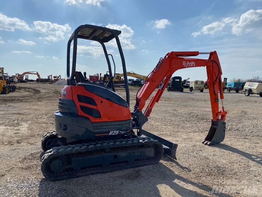 Kubota U 25 Mini ekskavatörler, 7 tona dek