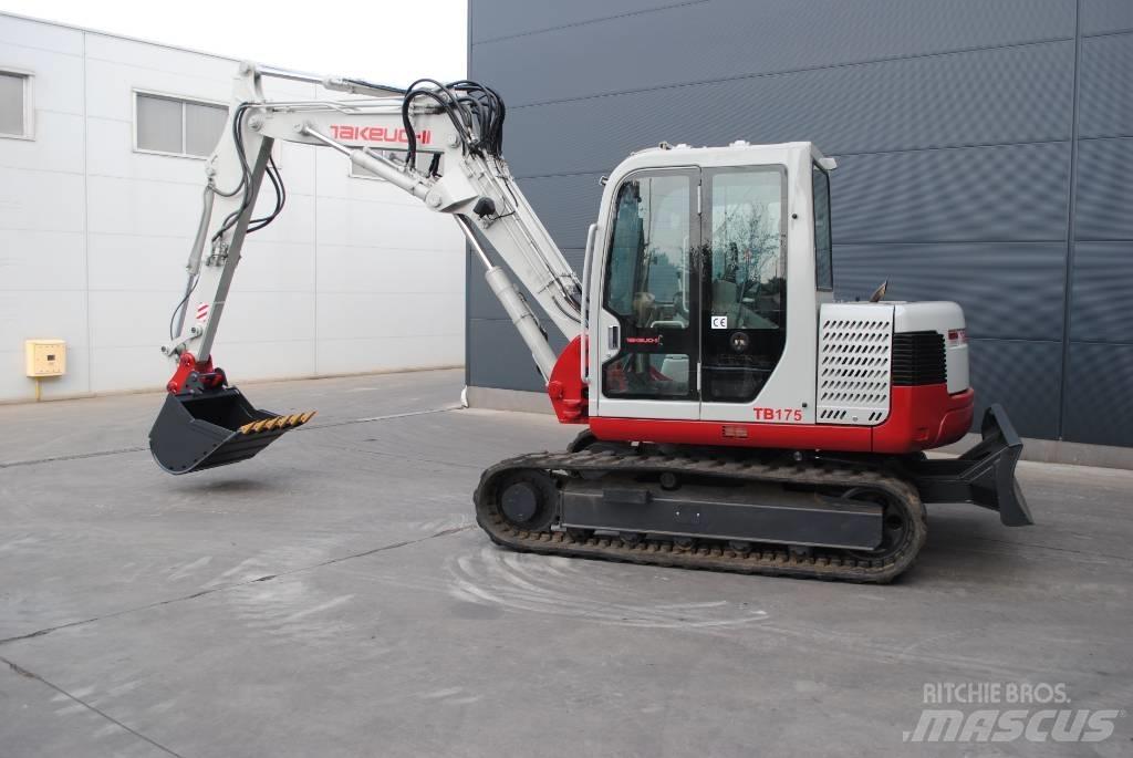 Takeuchi TB175 Mini ekskavatörler, 7 tona dek