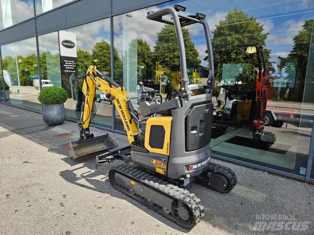New Holland e12d Mini ekskavatörler, 7 tona dek