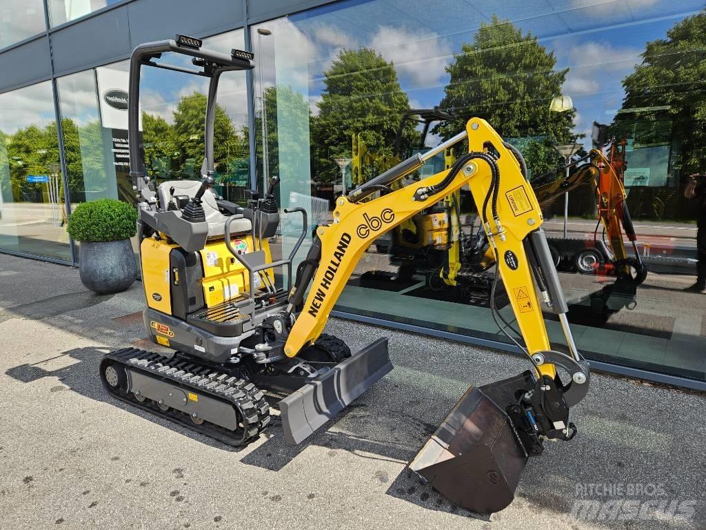 New Holland e12d Mini ekskavatörler, 7 tona dek