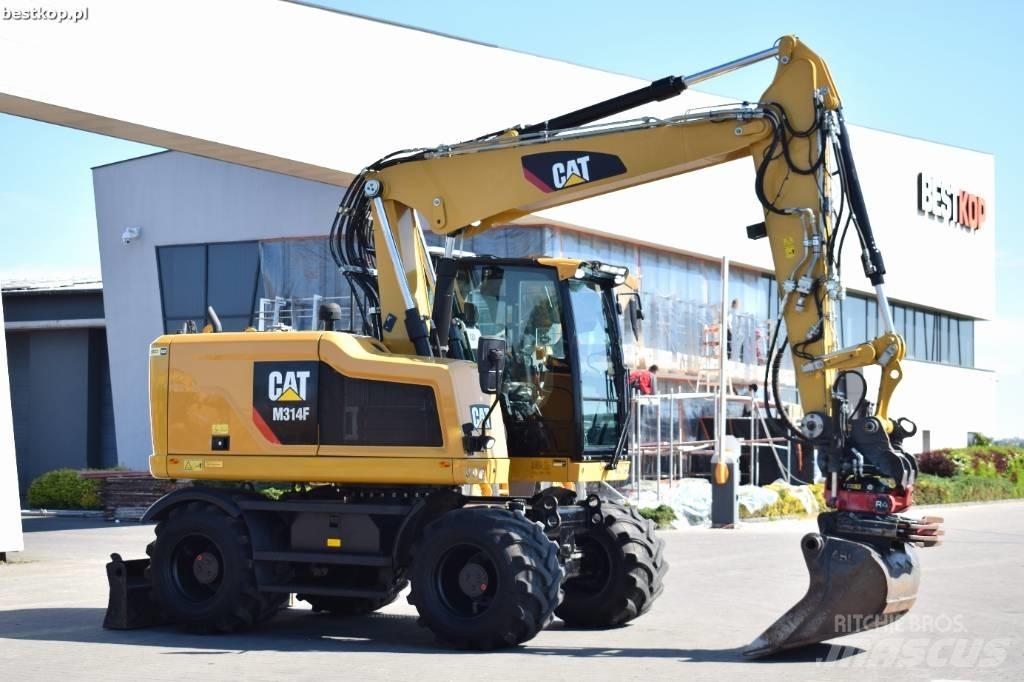 CAT M314F Lastik tekerli ekskavatörler