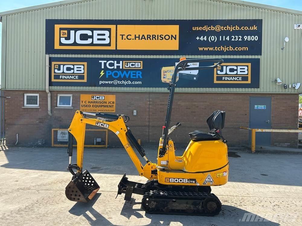 JCB MICRO 8008 Mini ekskavatörler, 7 tona dek