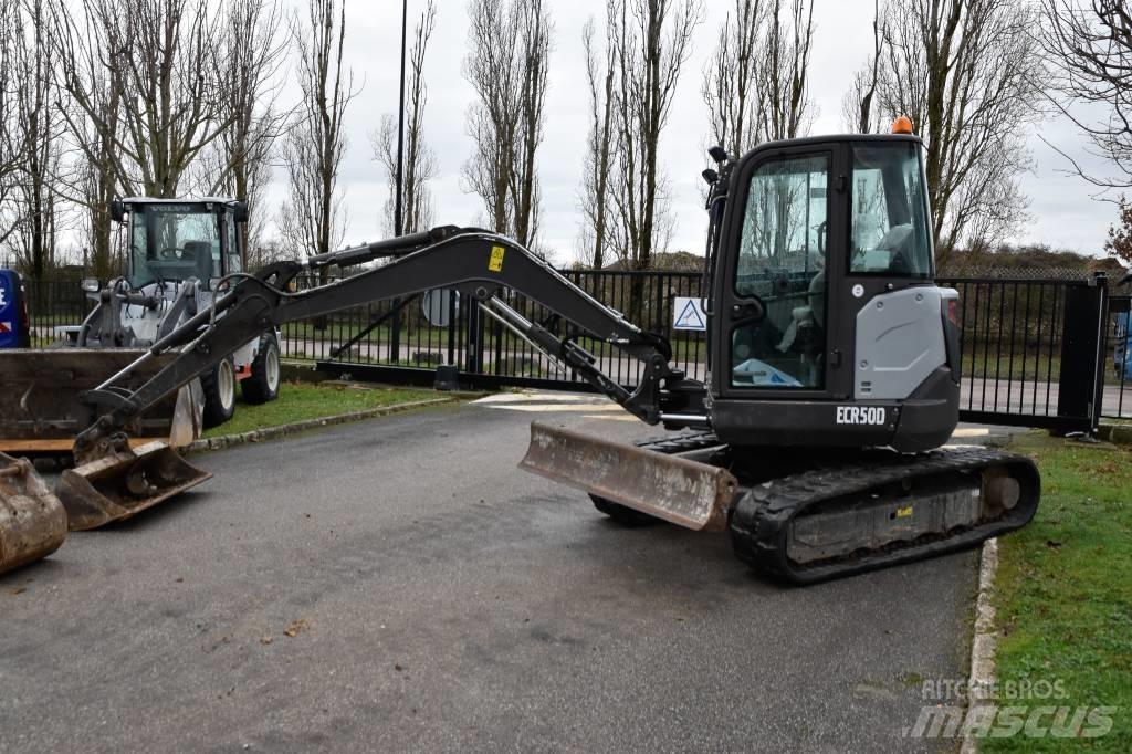 Volvo ECR 50 D Mini ekskavatörler, 7 tona dek
