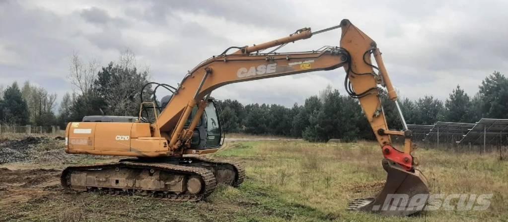 CASE CX 210 Paletli ekskavatörler