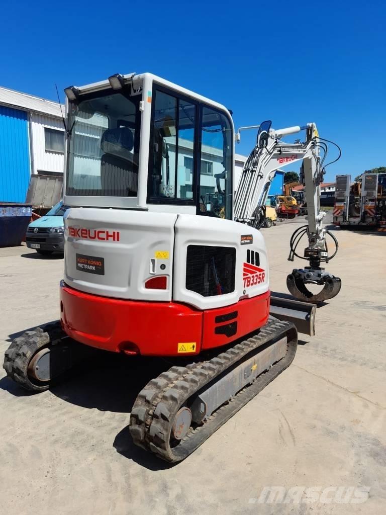Takeuchi TB 335 R Mini ekskavatörler, 7 tona dek
