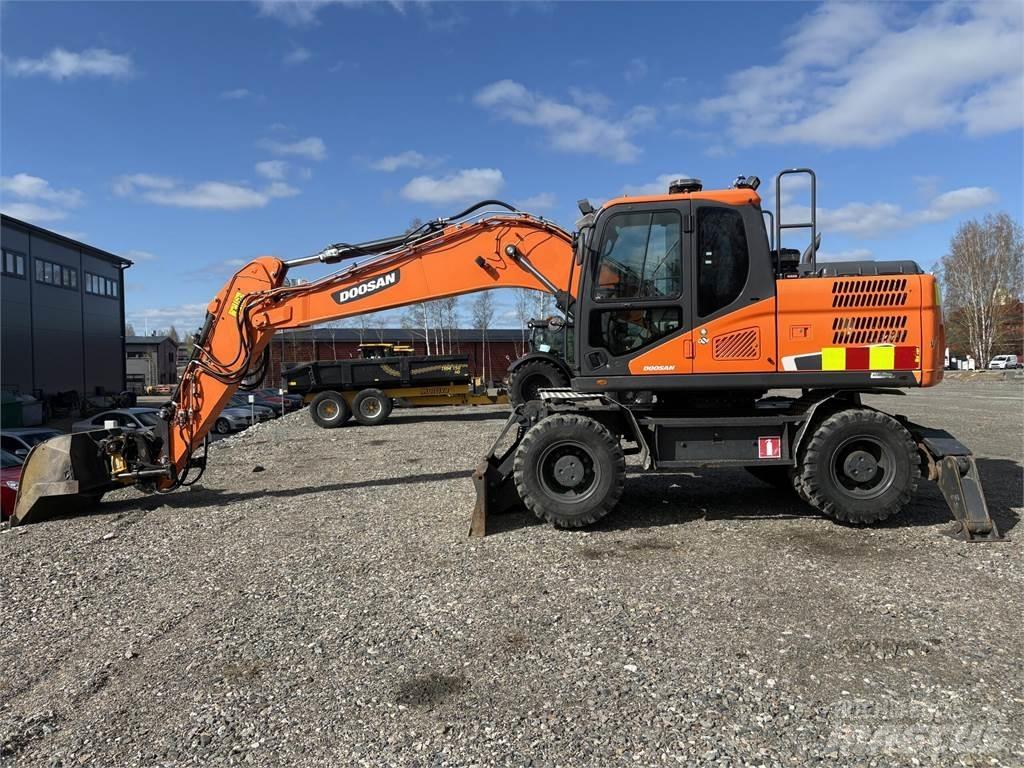 Doosan DX170W-5 Lastik tekerli ekskavatörler