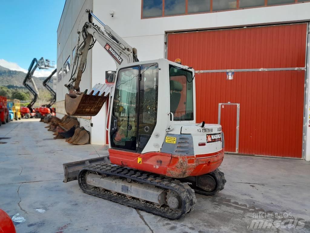 Takeuchi TB 250 Mini ekskavatörler, 7 tona dek