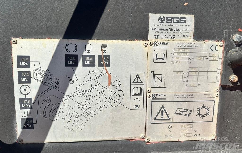 Kalmar DCD 80-45R Dizel forkliftler