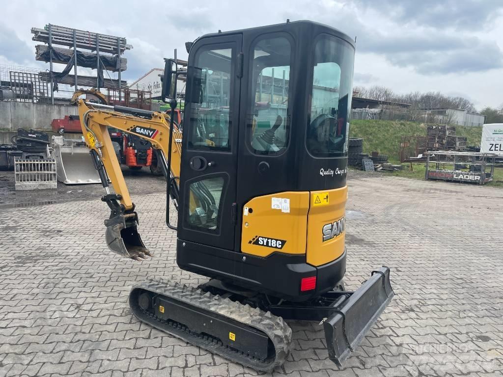 Sany SY 18 C Mini ekskavatörler, 7 tona dek