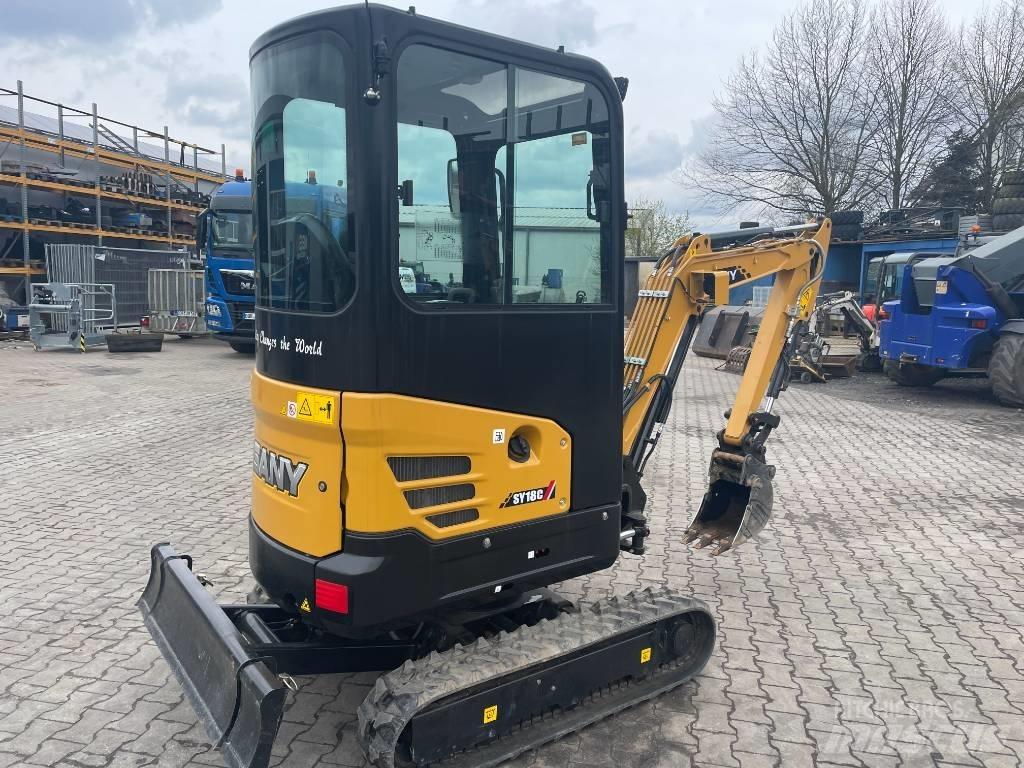 Sany SY 18 C Mini ekskavatörler, 7 tona dek