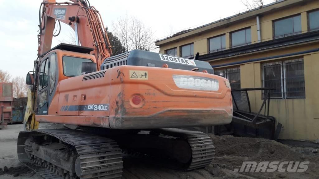Doosan DX 340 LC Paletli ekskavatörler