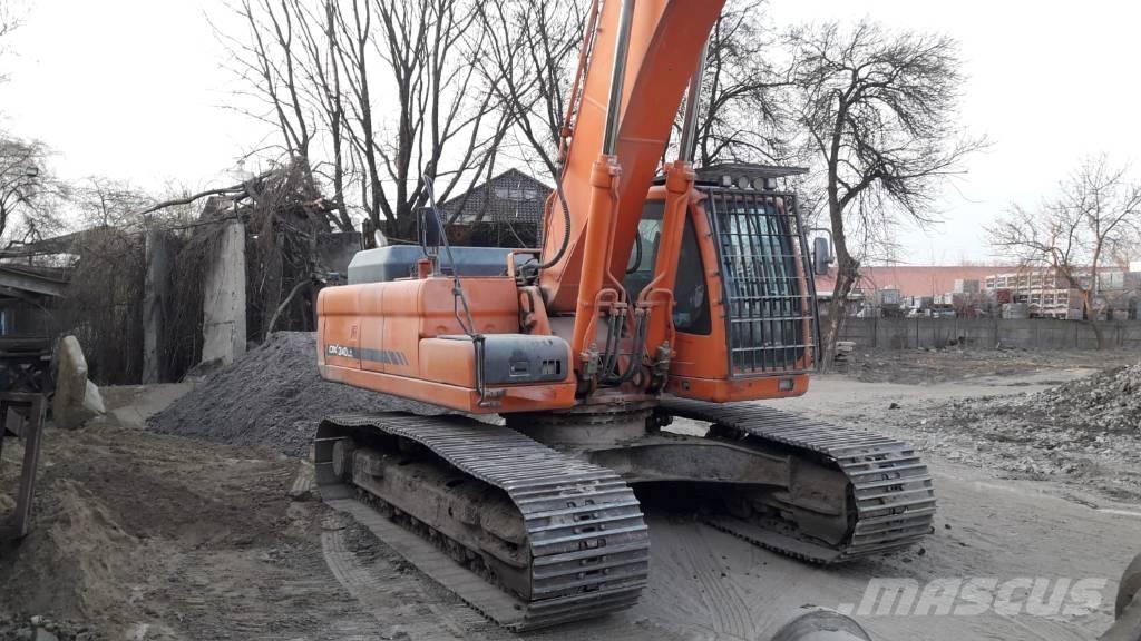 Doosan DX 340 LC Paletli ekskavatörler