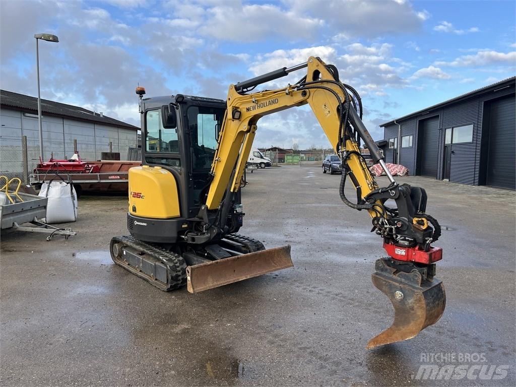 New Holland E 26 C Mini ekskavatörler, 7 tona dek