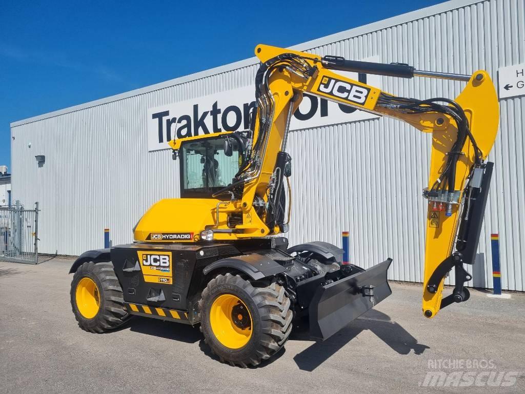 JCB Hydradig 110W Lastik tekerli ekskavatörler