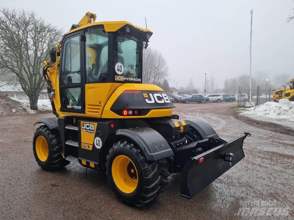 JCB Hydradig 110W Lastik tekerli ekskavatörler