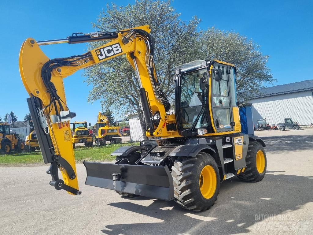 JCB Hydradig 110W Lastik tekerli ekskavatörler