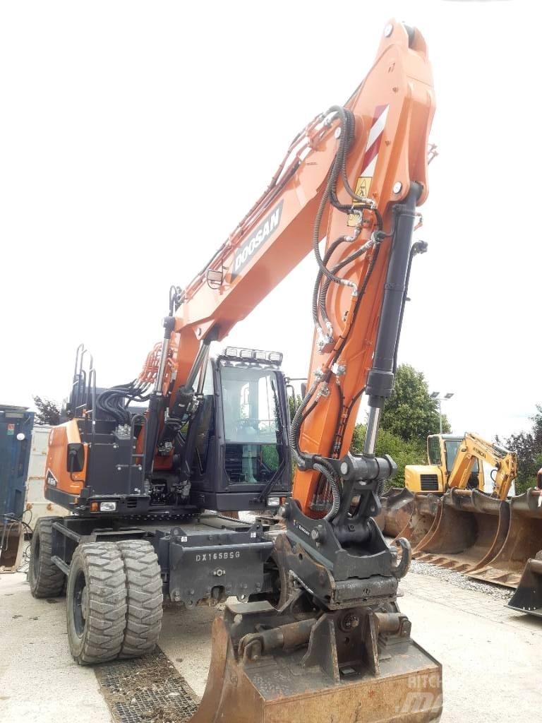 Doosan DX165 WR-7 Lastik tekerli ekskavatörler