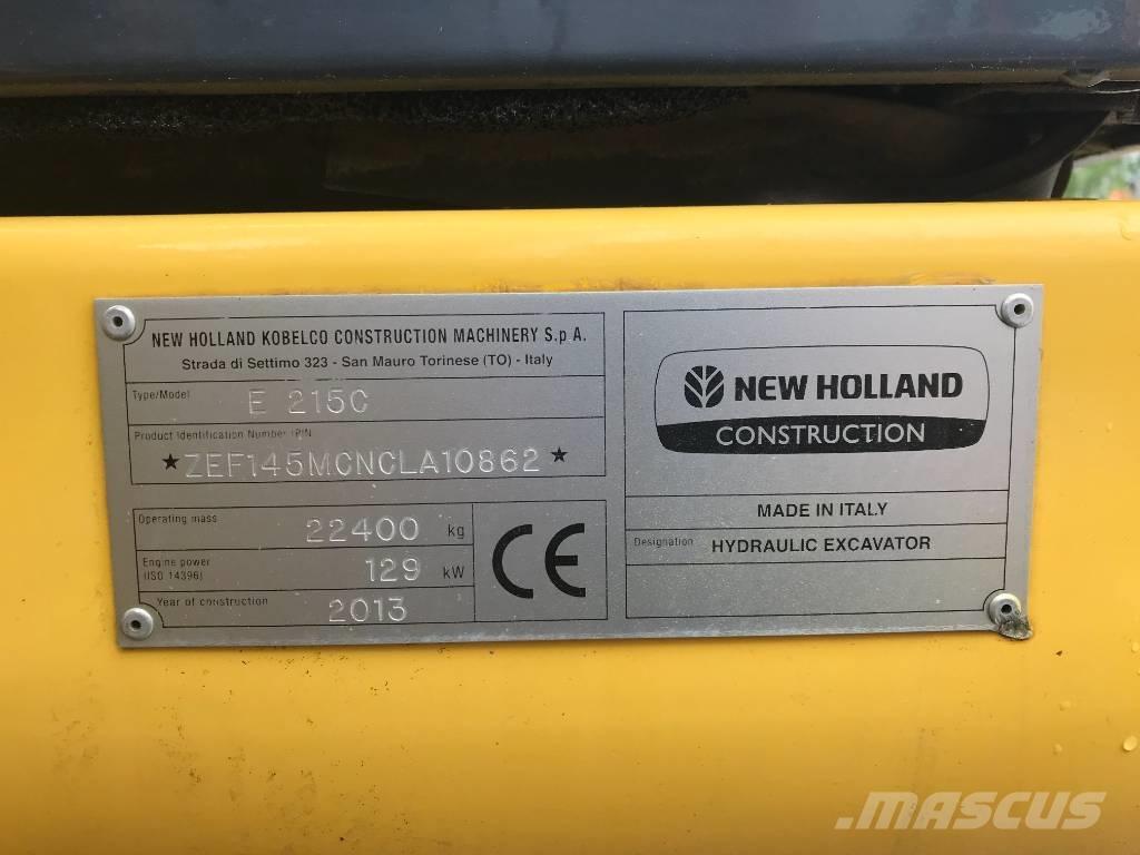 New Holland E 215 C Paletli ekskavatörler