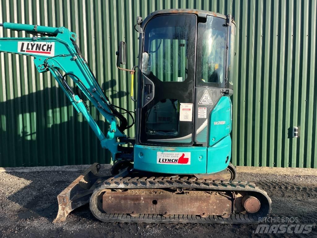 Kobelco SK 28 Mini ekskavatörler, 7 tona dek