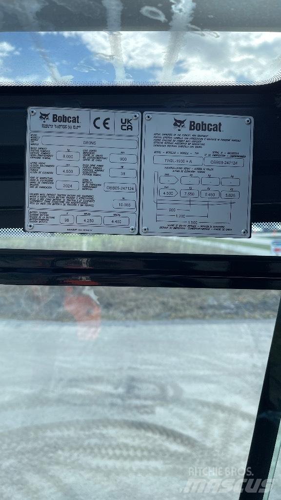 Bobcat B80NS Elektrikli forkliftler