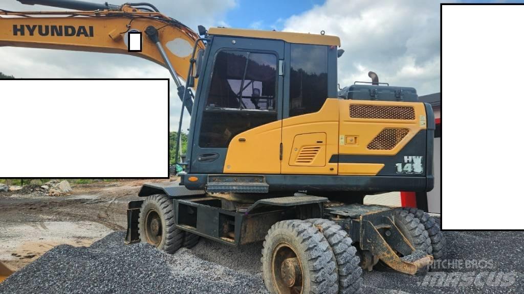 Hyundai HW 145 Lastik tekerli ekskavatörler