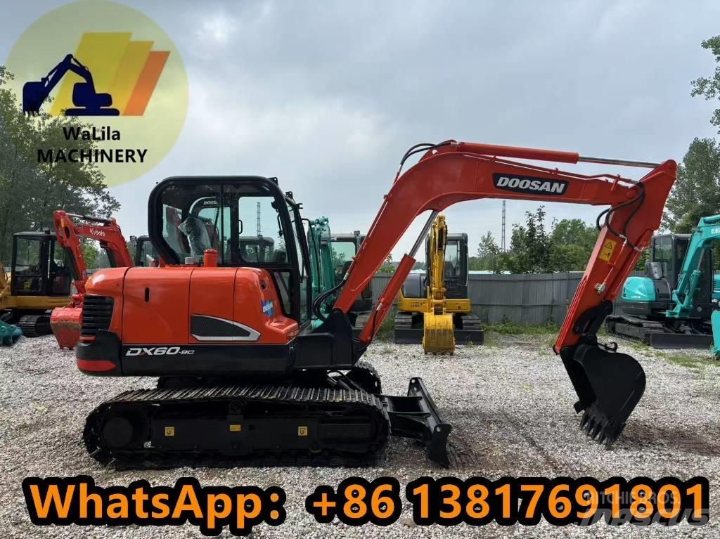 Doosan DX 60 Mini ekskavatörler, 7 tona dek