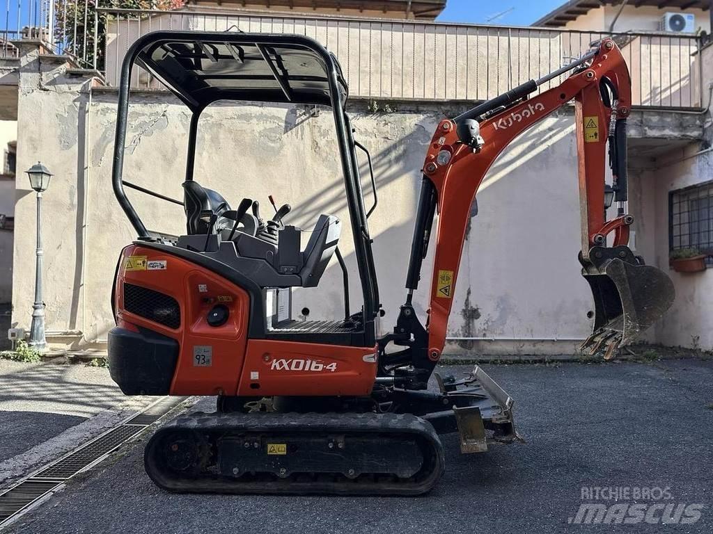 Kubota KX016-4 Mini ekskavatörler, 7 tona dek