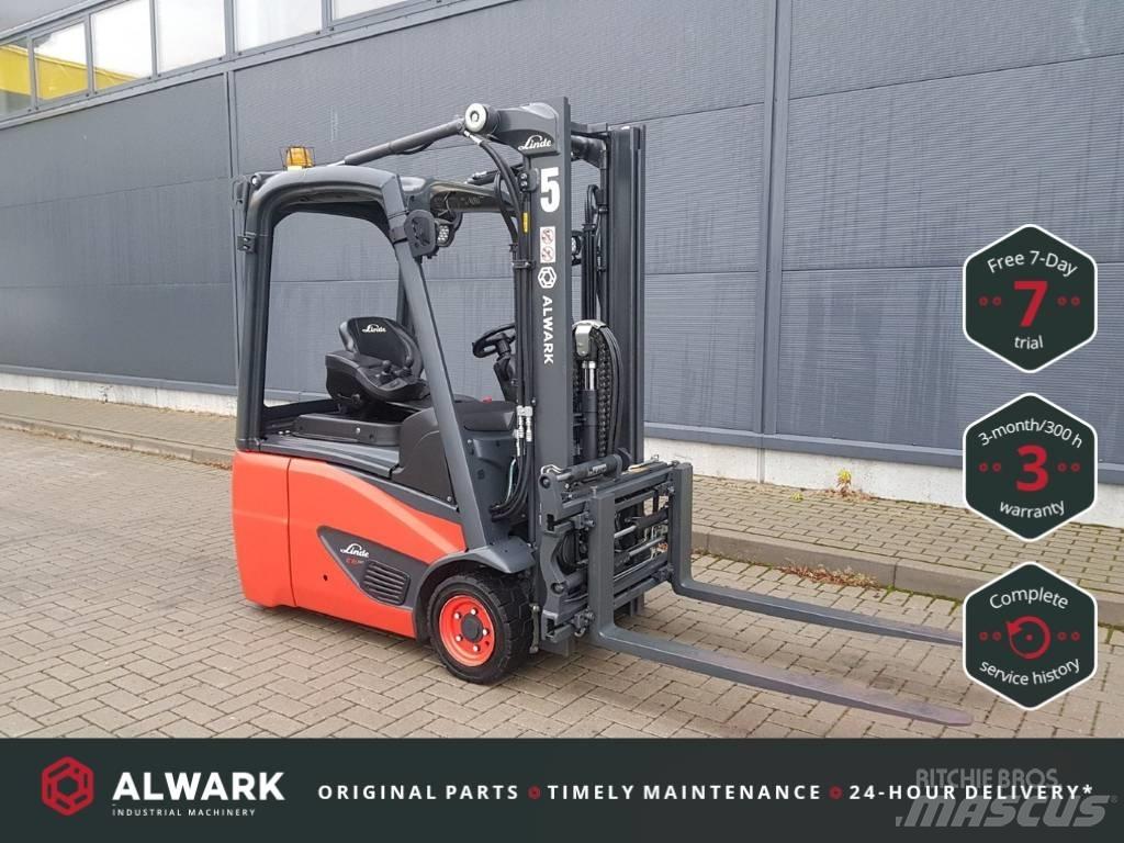 Linde E16C Elektrikli forkliftler