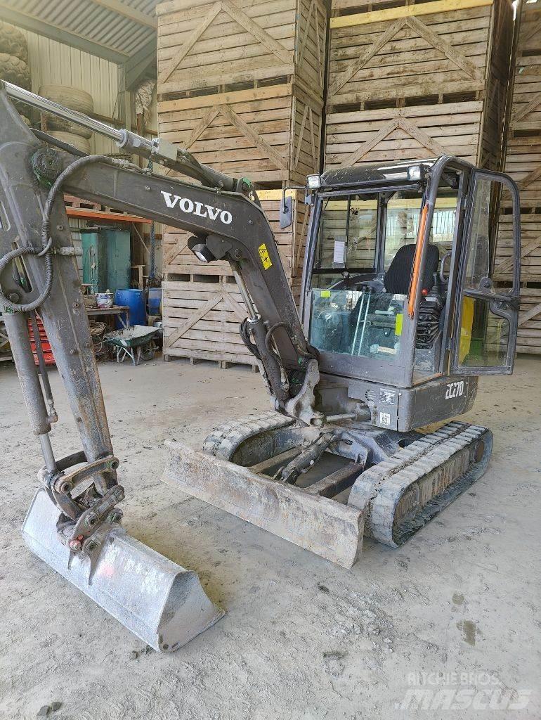 Volvo EC 27 D Mini ekskavatörler, 7 tona dek