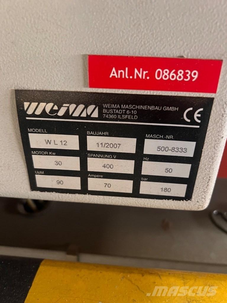 Weima HWV 3000 / WL12 Atik ögütücüler
