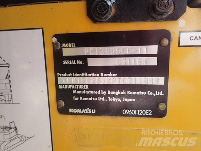 Komatsu PC138USLC-11 Paletli ekskavatörler