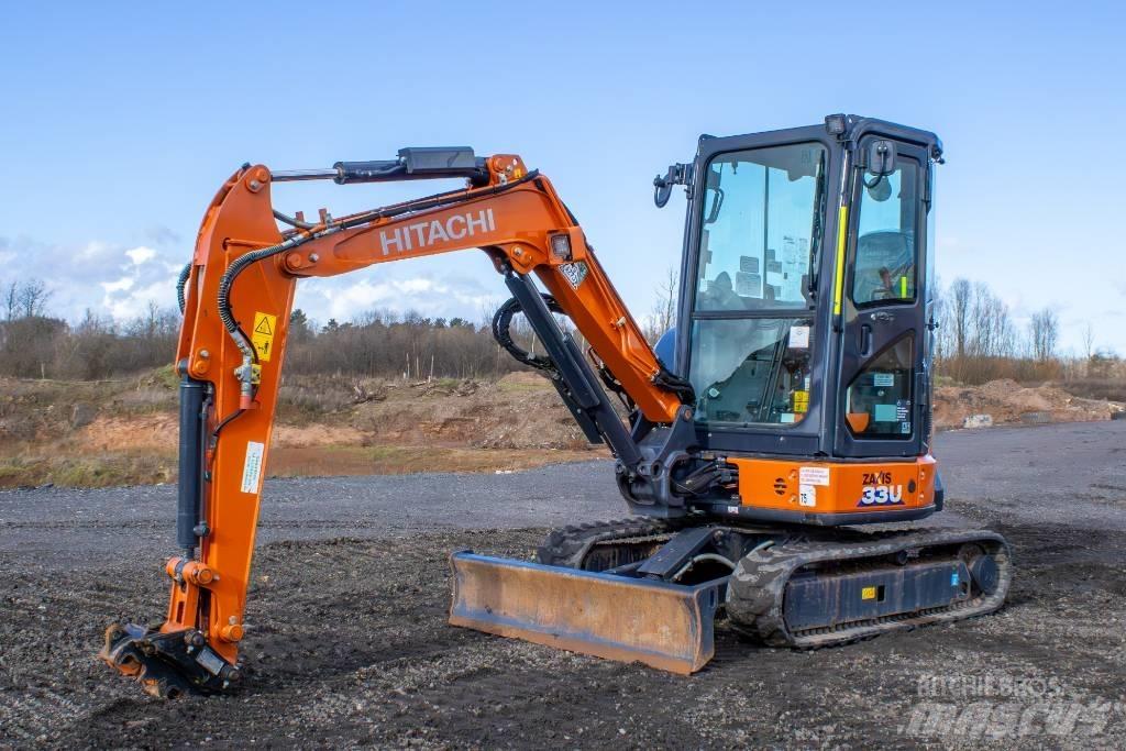 Hitachi ZX33U-6 Mini ekskavatörler, 7 tona dek