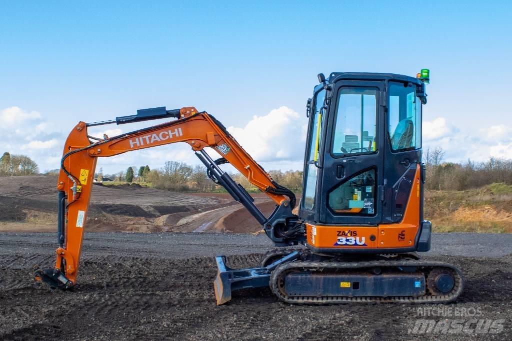 Hitachi ZX33U-6 Mini ekskavatörler, 7 tona dek