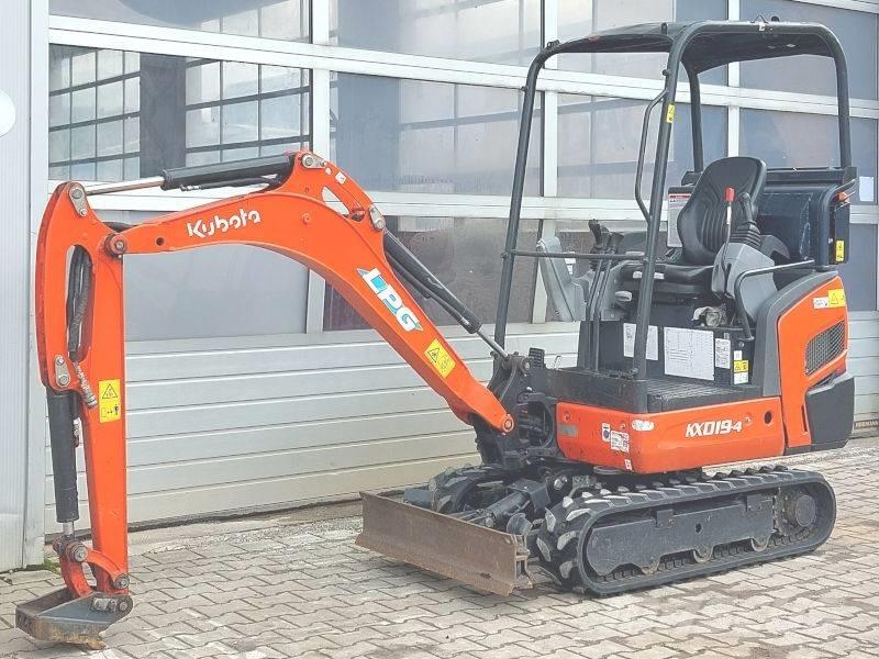Kubota KX 019-4 LPG Mini ekskavatörler, 7 tona dek
