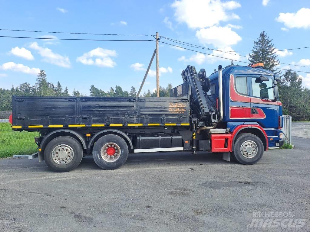 Scania R114 Araç üzeri vinçler