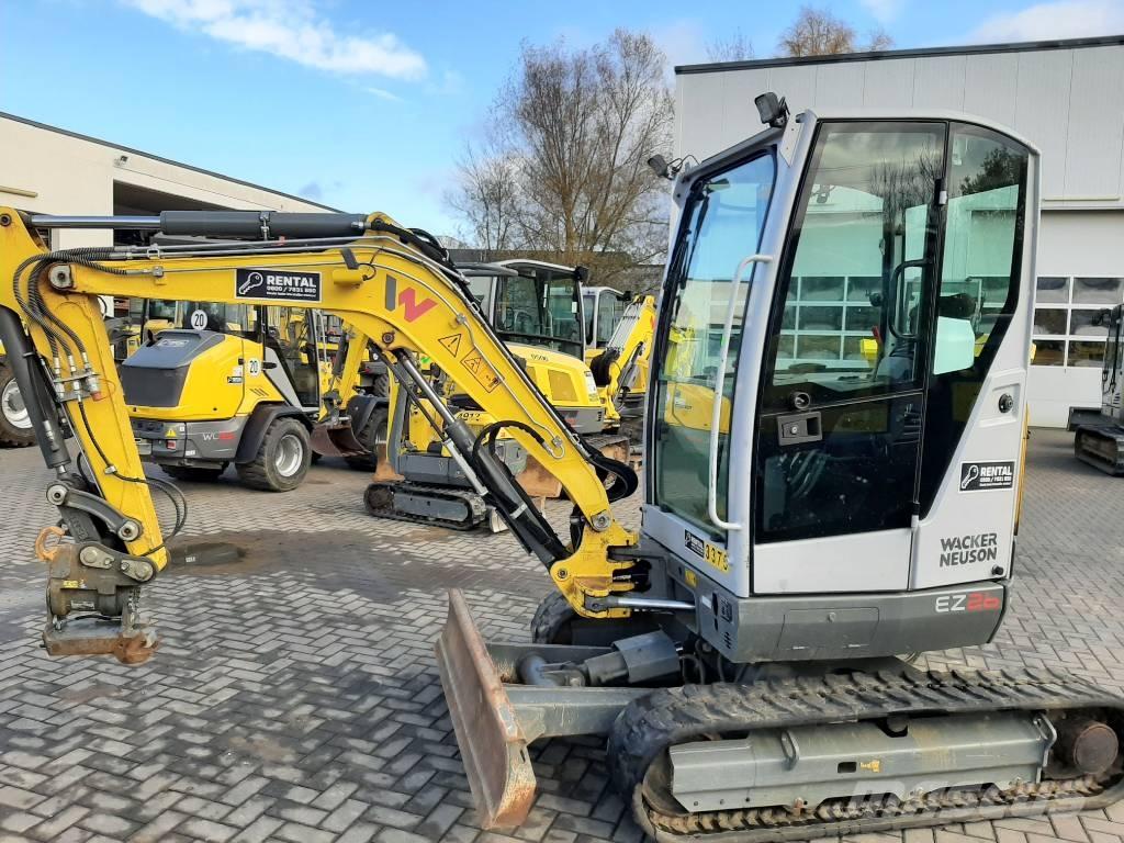 Wacker Neuson EZ26 Paletli ekskavatörler