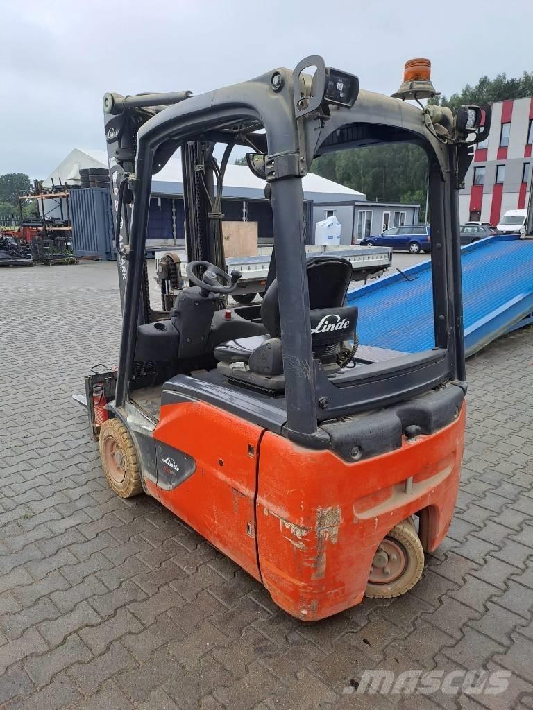 Linde E16 Elektrikli forkliftler
