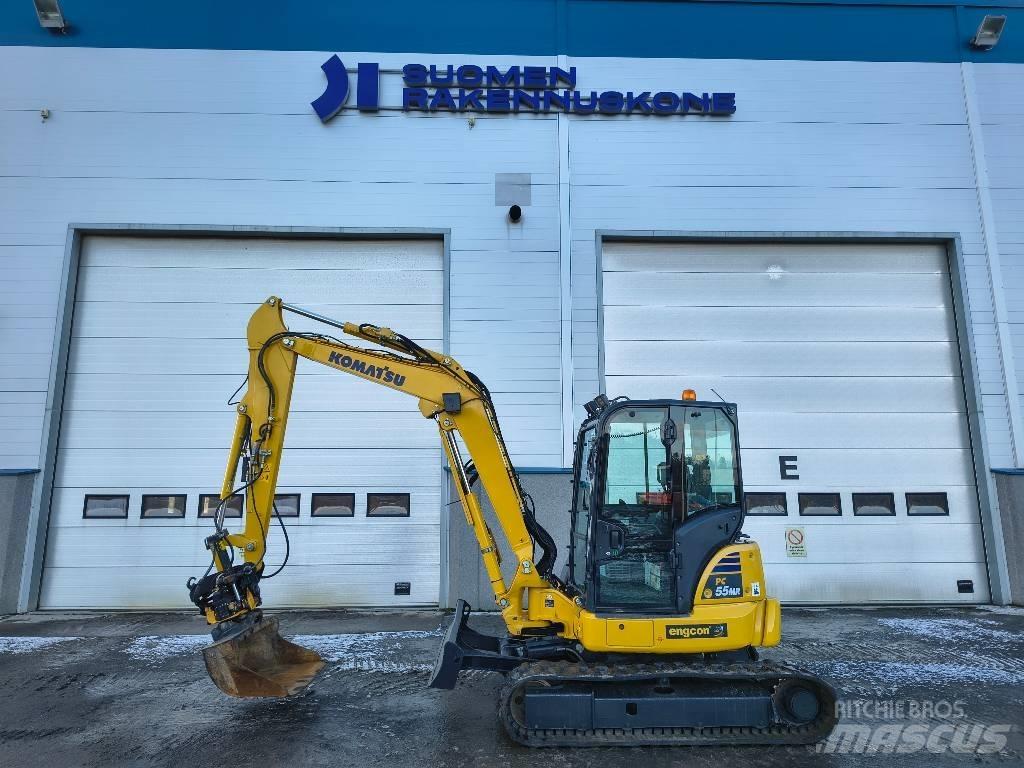 Komatsu PC55 MR-5 Mini ekskavatörler, 7 tona dek