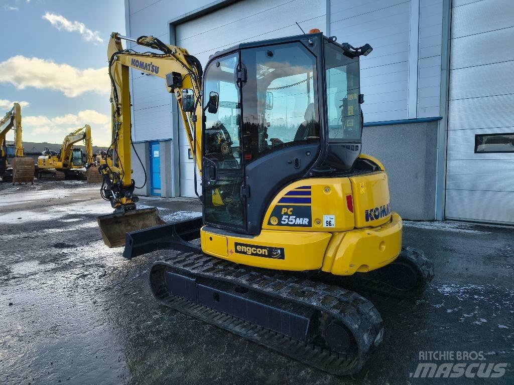 Komatsu PC55 MR-5 Mini ekskavatörler, 7 tona dek