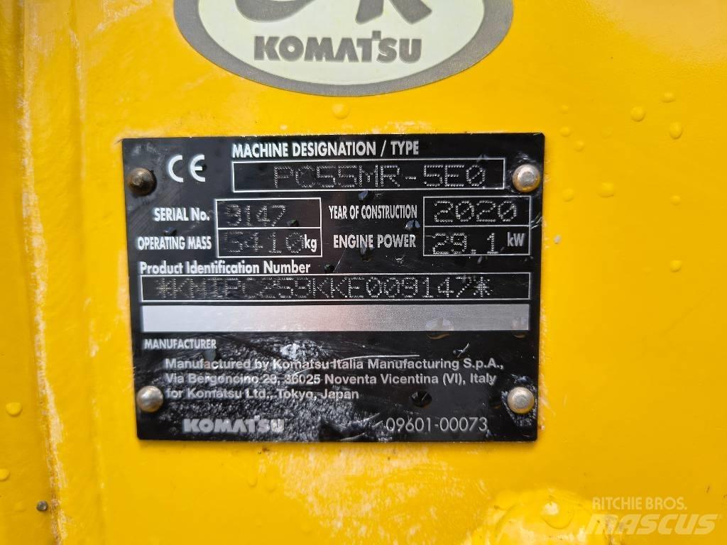 Komatsu PC55 MR-5 Mini ekskavatörler, 7 tona dek